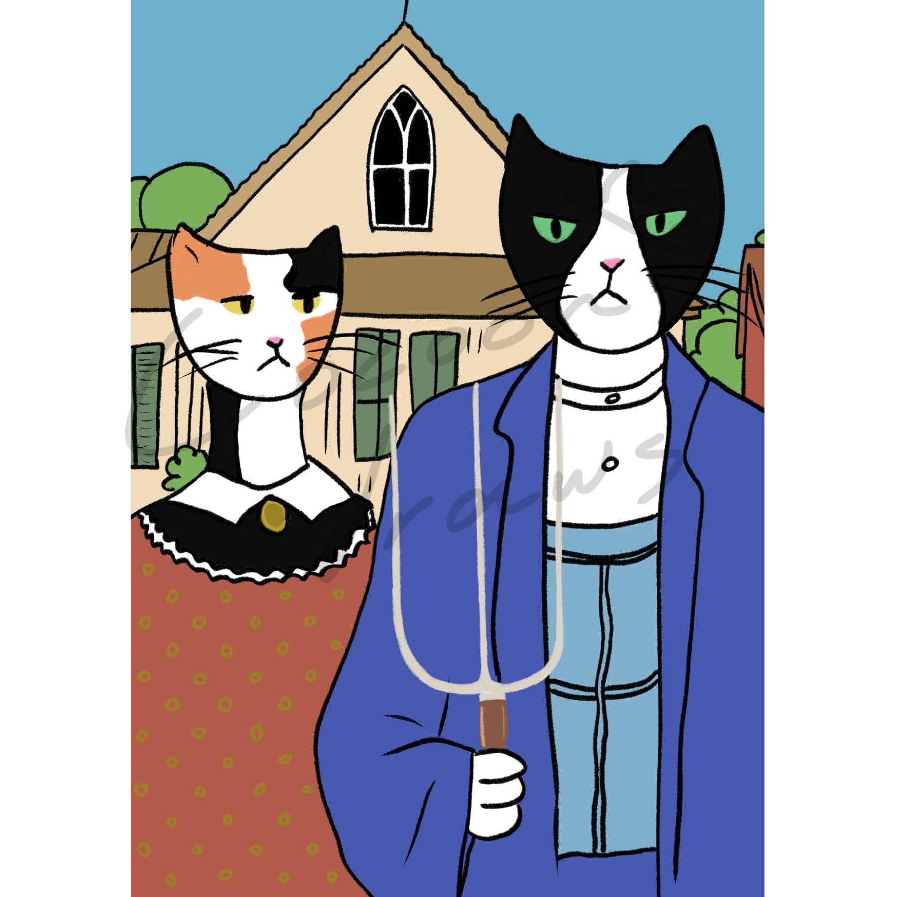 Prints Cats in Art