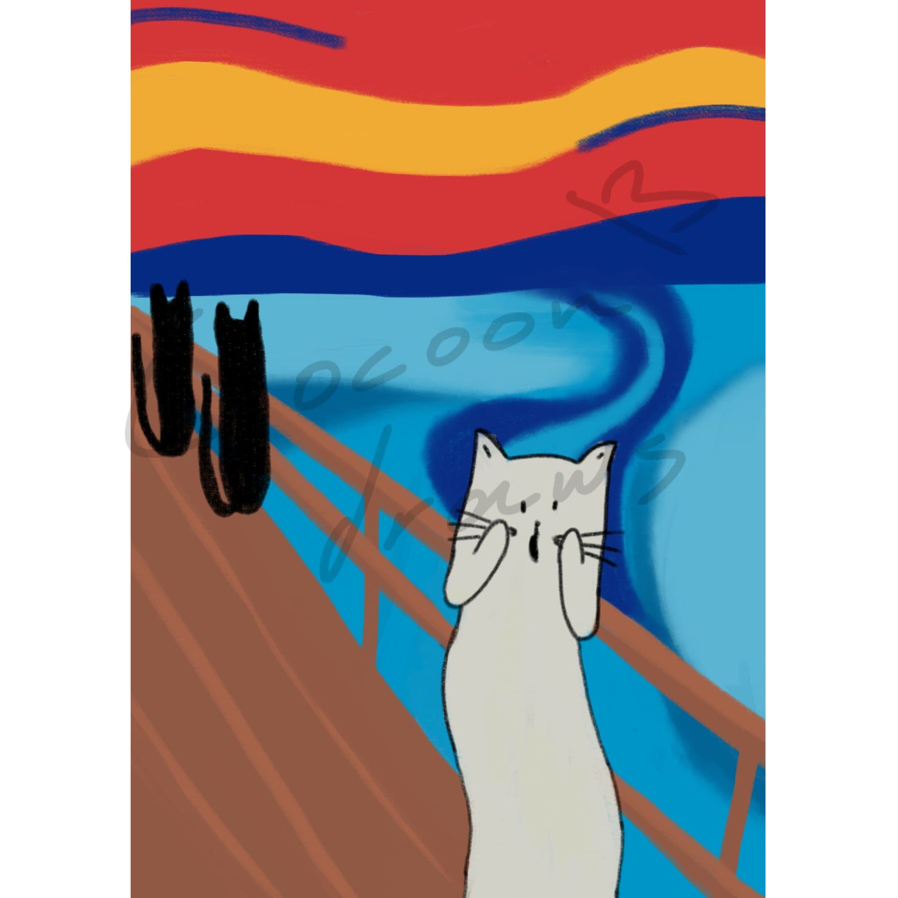 Prints Cats in Art
